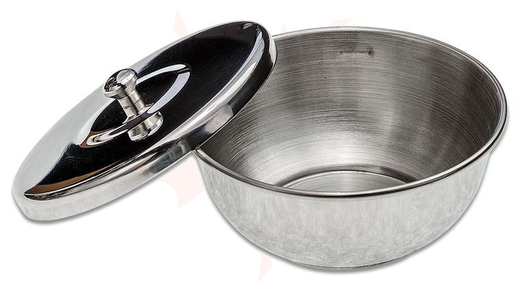 Thiers-Issard Stainless Steel Shaving Bowl with Cover