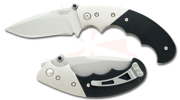 Timberline Greg Lightfoot Pistol Grip Plain Edge - KnifeCenter