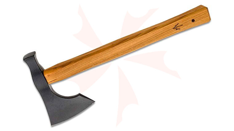 American Tomahawk Company Model 2 Tomahawk 14.125 inch Overall, Hickory Wood Handle Handle, Kydex Sheath with MOC Straps