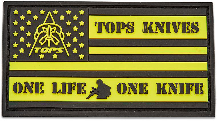 TOPS Knives PVC Flag Morale Patch