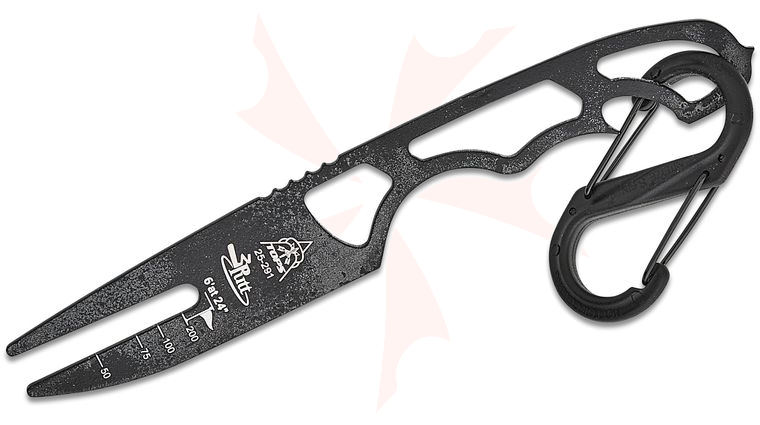 TOPS Knives 3 Putt Golf Tool 5.63 inch Overall, 1095 Carbon Steel, Black Traction Coating