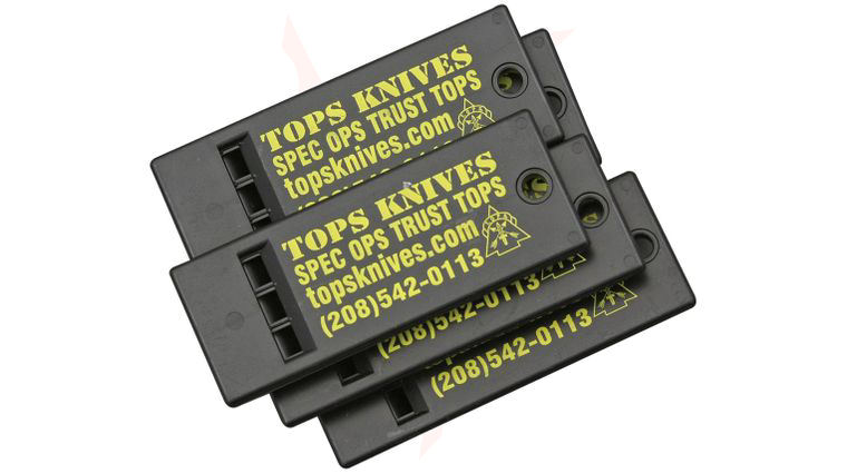 TOPS Knives Survival Whistles, 5-Pack