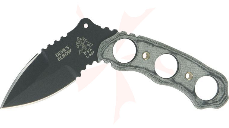 DeliciousTaylormade QUADFACE  NKT×AC TOPS Knives Devil's Elbow XL Fixed 2-1/8