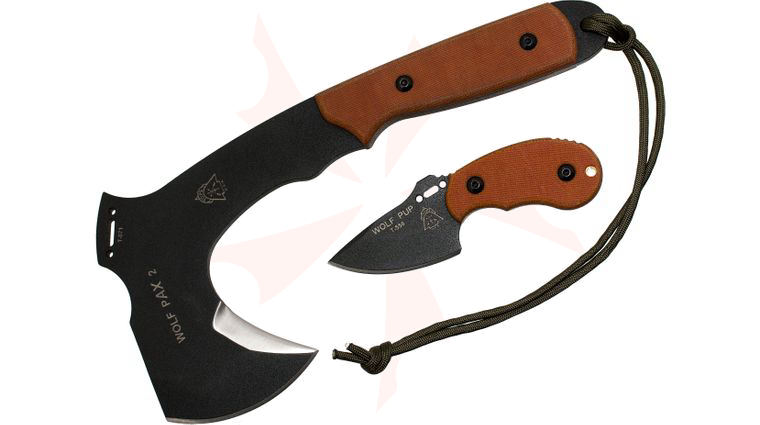 TOPS Knives Wolf pAX 2 Ax and Knife Combo (WPAX-02)