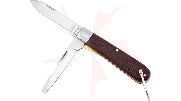 Utica Electrician's Knife 3-3/4 inch 2-Blade, Delrin Handles