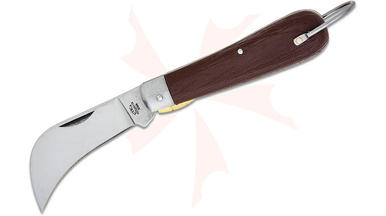 Utica Pruning Knife 3 inch Hawkbill Blade, Locking, Delrin Handles
