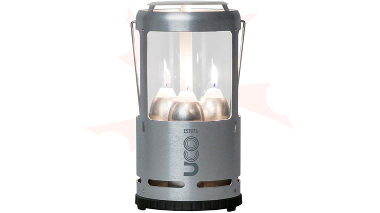 UCO Candlelier Candle Lantern, Raw Aluminum, 60 Max Lumens