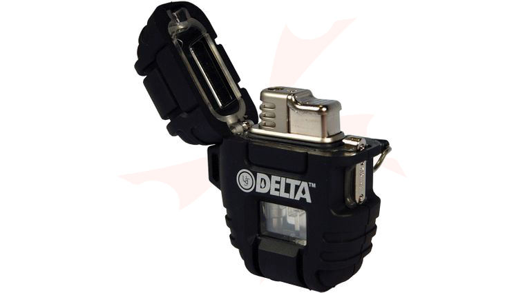 UST Ultimate Survival Delta Windmill Stormproof Lighter, Black