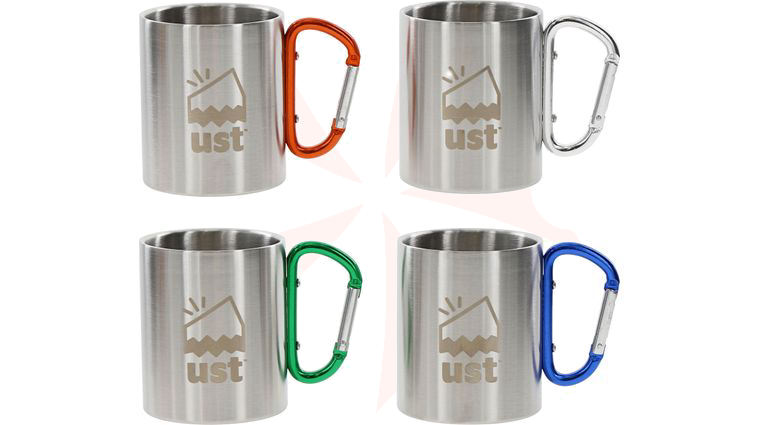 UST Ultimate Survival KLIPP Biner Mug 1.0, Stainless Steel, 4 Pack