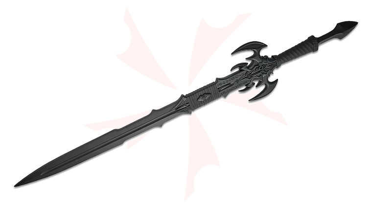 United Cutlery Kit Rae Exotath Training Sword, 44.5 inch Overall, Black Polypropylene Construction