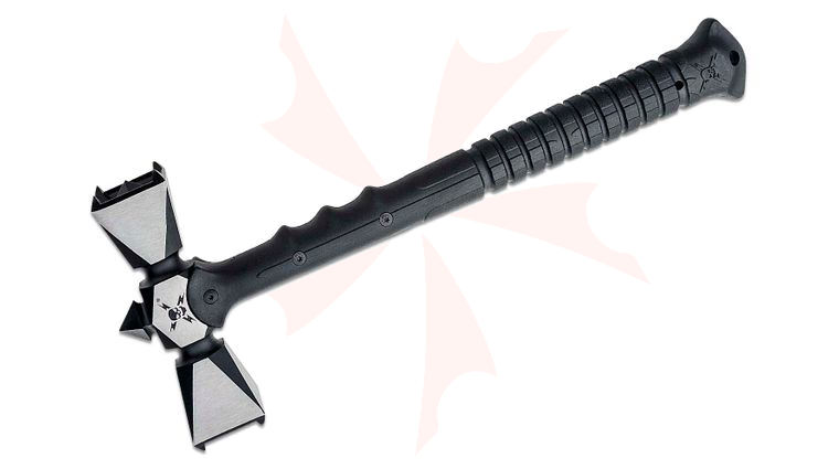 United Cutlery M48 Double-Headed War Hammer 17 inch Overall, Nylon Sheath