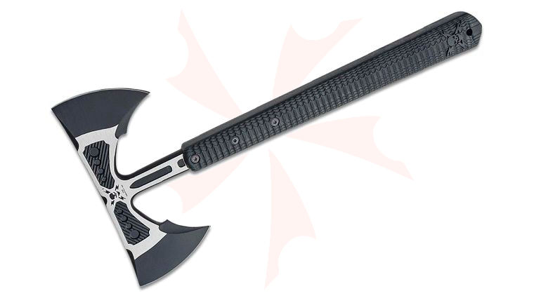 United Cutlery M48 Liberator Double-Headed Infantry Tomahawk Axe 15.75 inch Overall,  Nylon Sheath