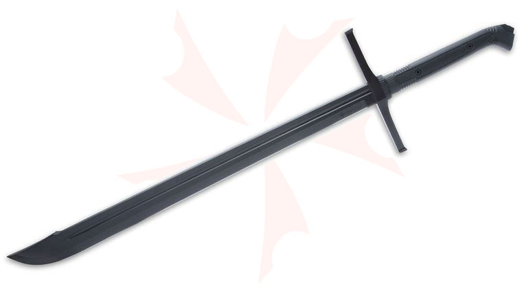 United Cutlery Honshu Boshin Practice Grosse Messer Sword (Unsharpened), Black Polypropylene