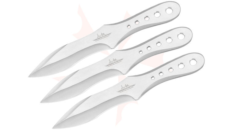 United Gil Hibben Gen-X Triple Throwing Knife Set 7 inch Overall, Nylon Sheath (GH5030)