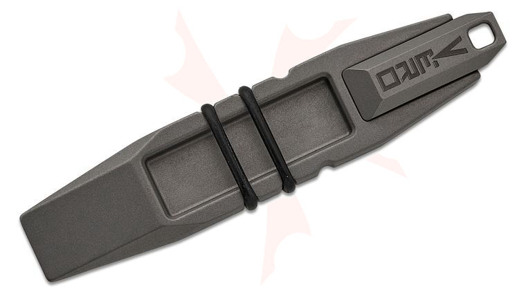 Vero Engineering Fulcrum Milli Titanium Keychain Pry Bar Multi-Tool, 2.25 inch Overall, Raw Finish, 4 Included WIHA Bits, Dual Carabiner