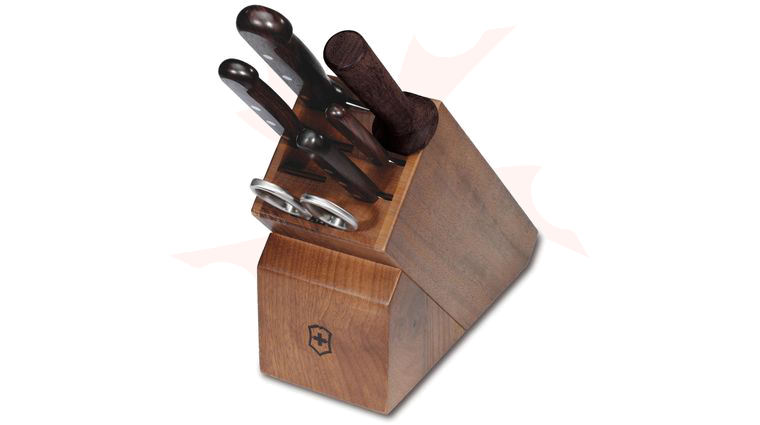Victorinox Wooden 7 Piece Block Set, Maple Wood Handles