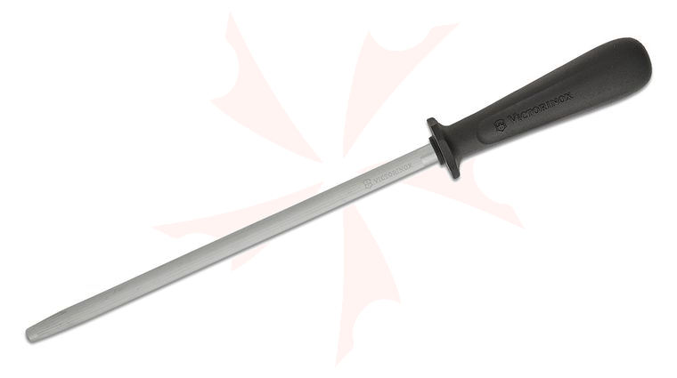 Victorinox Swiss Classic Kitchen 10 inch Honing Steel, Black Polypropylene Handle