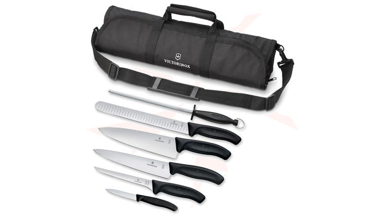 Victorinox Classic BBQ Set, 7 Piece, Black