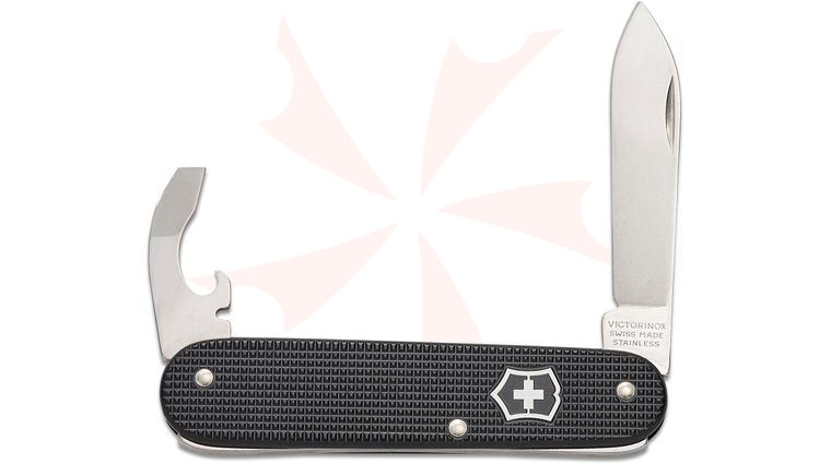 Victorinox Swiss Army Bantam Multi-Tool, 3.3 inch Black Alox Handles Super Slim, KnifeCenter Exclusive