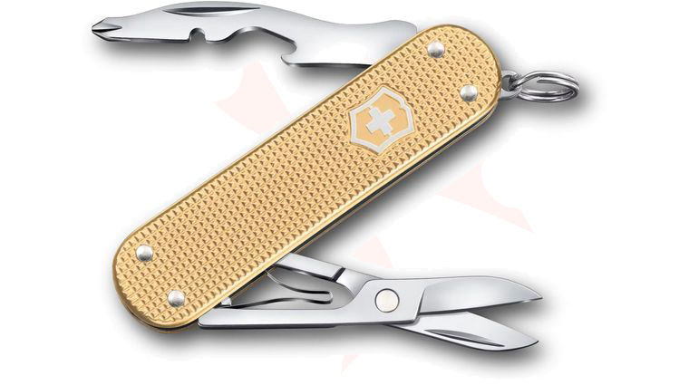 Victorinox Swiss Army Companion S Gold Alox Multi-Tool (Blade-Less, Jetsetter), 2.25 inch Closed