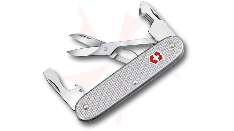 Victorinox Swiss Army Companion Slim Silver Alox Multi-Tool (Blade-Less), 3.6 inch Closed