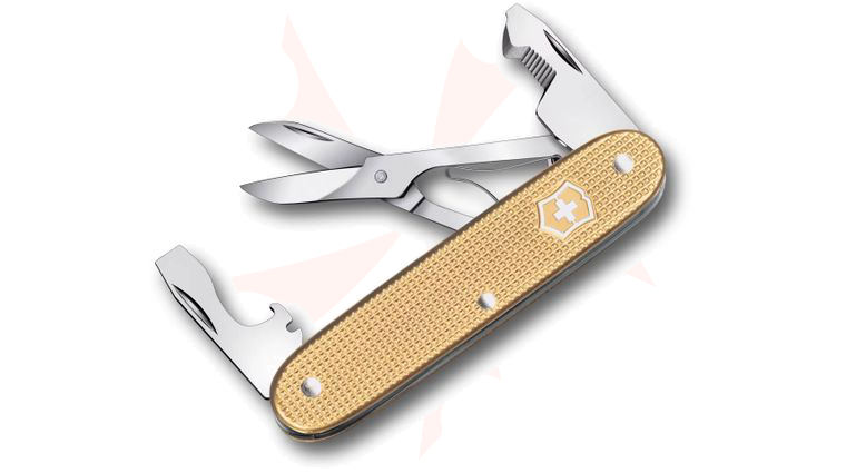Victorinox Swiss Army Companion Slim Gold Alox Multi-Tool (Blade-Less), 3.6 inch Closed