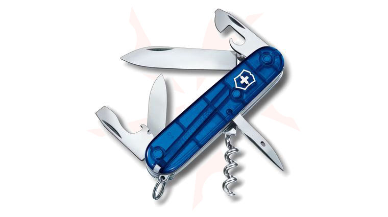 Victorinox Swiss Army Spartan Multi-Tool, Translucent Sapphire, 3.58 inch Closed