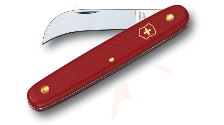 Victorinox Swiss Army 4 inch Floral Pruning Knife XS, Red