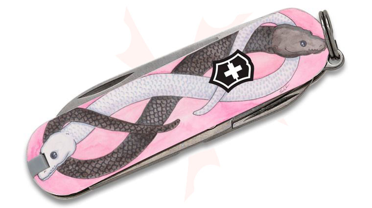 Victorinox Swiss Army Snakes Classic SD Multi-Tool, 2.3 inch Closed - KnifeCenter Exclusive Leela Rae Design