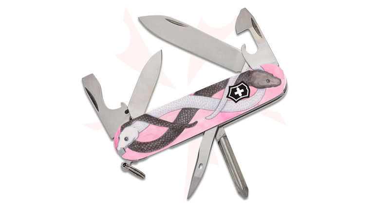 Victorinox Swiss Army Tinker Multi-Tool, Snakes, 3.6 inch Closed - KnifeCenter Exclusive Leela Rae Design