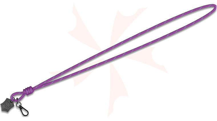 Victorinox Swiss Army Key Neck Cord Lanyard, Purple