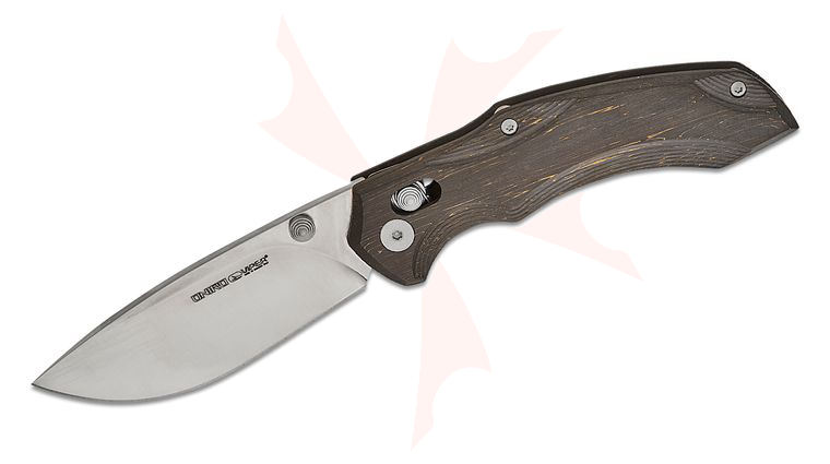 Viper Knives Denis Simonutti Oniro Crossbar Lock Folding Knife 3.19 inch CPM-MagnaCut Satin Drop Point Blade, 3D Machined Light Carbon Fiber Handles