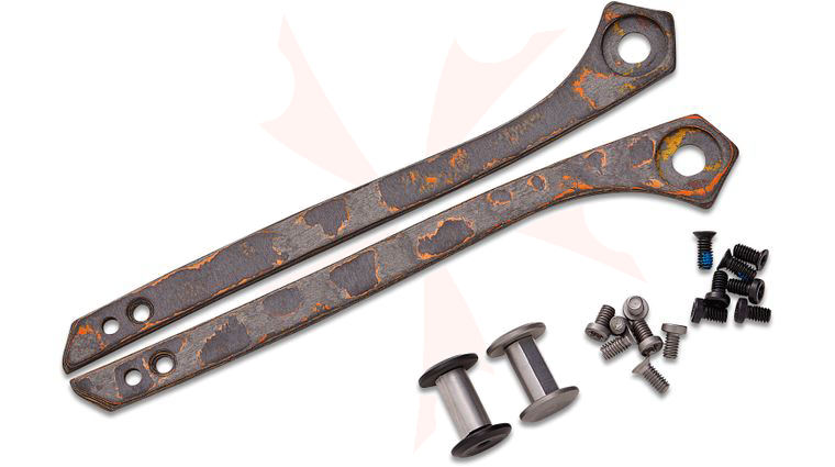 Vosteed Knives Kroc 329 70s CamoCarbon Inlays, Knife Not Included