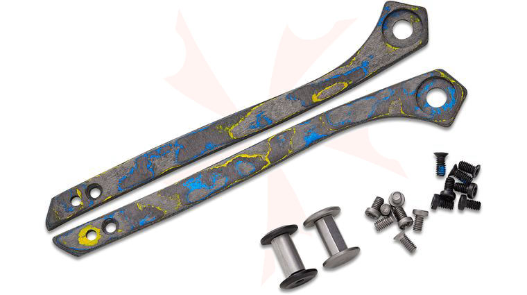 Vosteed Knives Kroc 329 Bolts CamoCarbon Inlays, Knife Not Included
