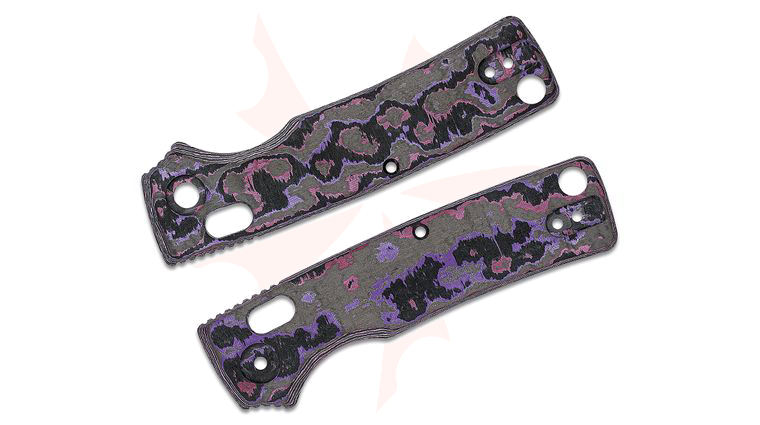 Vosteed Porcupine ModSwap Replacement Handle Scales, Purple Haze FatCarbon, Knife Not Included