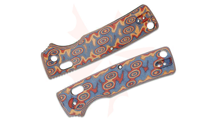 Vosteed Porcupine ModSwap Replacement Handle Scales, Copper Raindrop Micarta, Knife Not Included