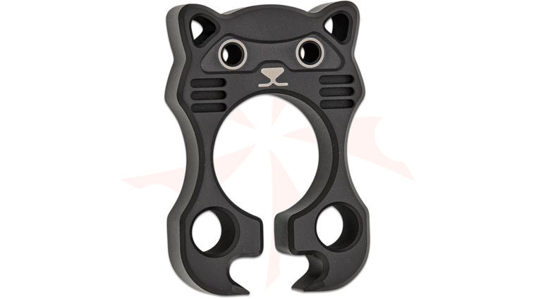 Vosteed Knives Drunk Raccoon Opener - Black PVD Titanium Mini Multi-Tool