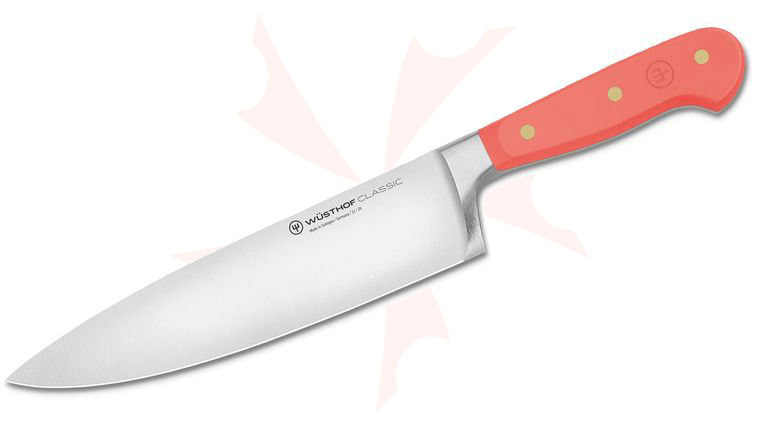 Wusthof Classic Colors 8 inch Chef's Knife,  inchCoral Peach inch Handles