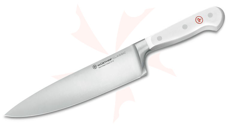 Wusthof Classic Colors 8 inch Chef's Knife, White Handles