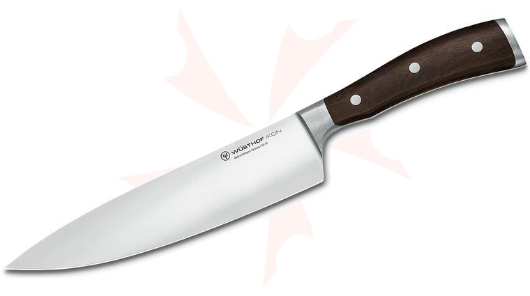 Wusthof Ikon 8 inch Chef's Knife, Blackwood Handles