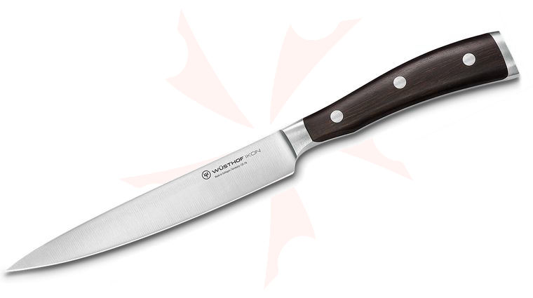 Wusthof Ikon 6 inch Carving Knife, Blackwood Handles