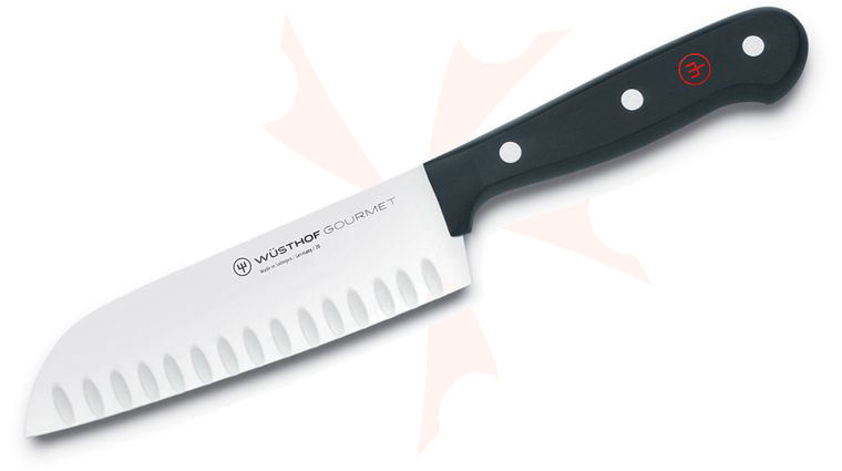 Wusthof Gourmet 5 inch Santoku Knife with Hollow Edge