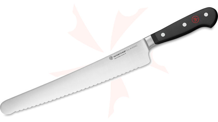 Wusthof Classic 10 inch Serrated Super Slicer with Round End