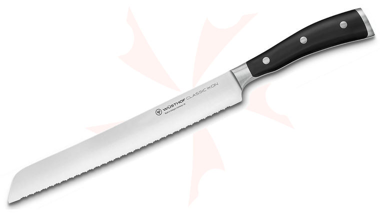 Wusthof Classic Ikon 9 inch Double Serrated Bread Knife