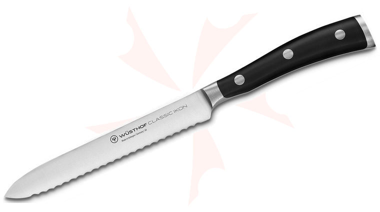 Wusthof Classic Ikon 5 inch Serrated Utility Knife