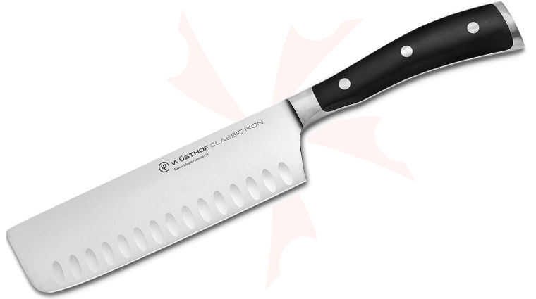 Wusthof Classic Ikon 7 inch Nakiri Knife, Hollow Edge