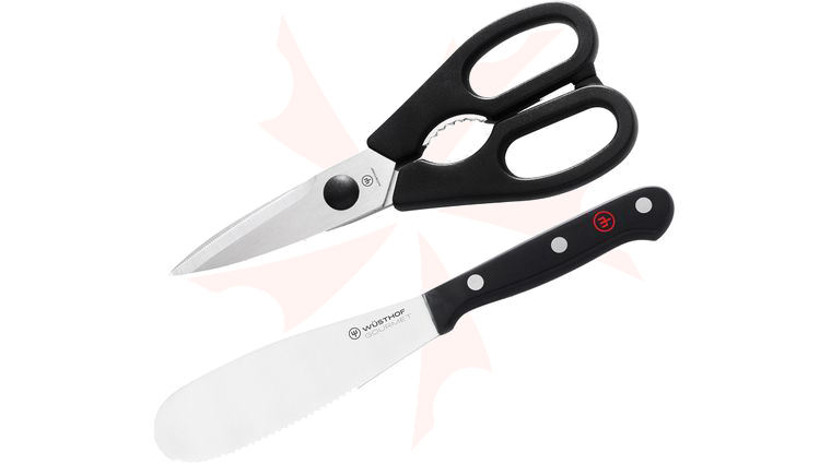 Wusthof Gourmet 2 Piece Spreader and Shears Set