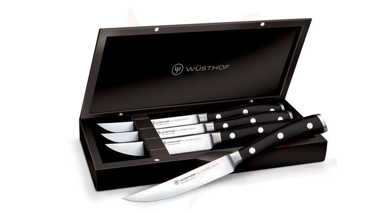 Wusthof Classic Ikon 4 Piece Steak Knife Set in Presentation Gift Box