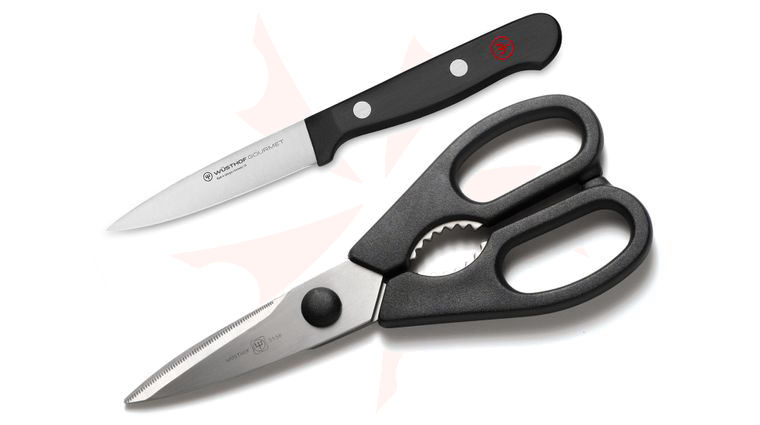 Wusthof Gourmet 2 Piece Shear and Paring Knife Set