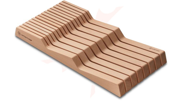 Wusthof 15-Knife In-Drawer Storage Tray - Beechwood